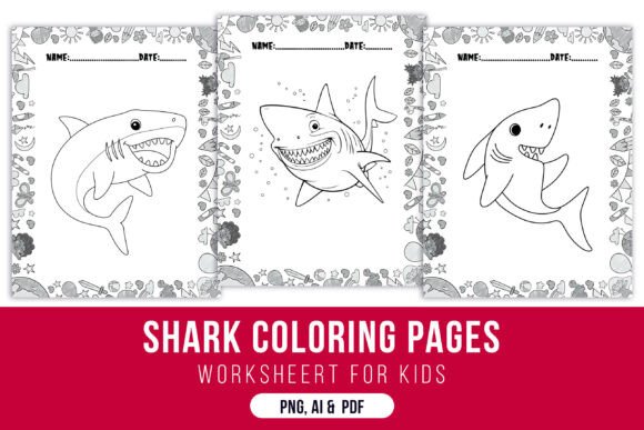 Download Shark Coloring Pages - Premium Resources