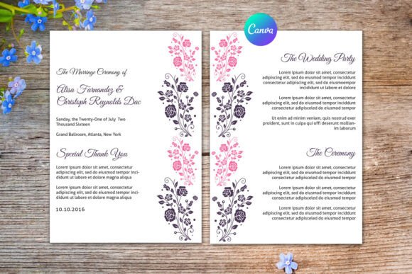 Download Wedding Fan Program Template - Wedding fan Collection