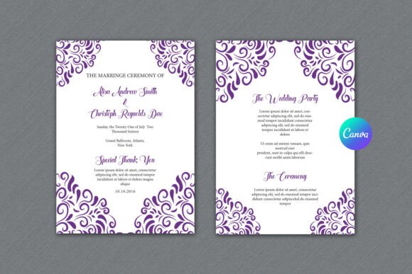 Download Wedding Fan Program Template - Wedding fan Collection