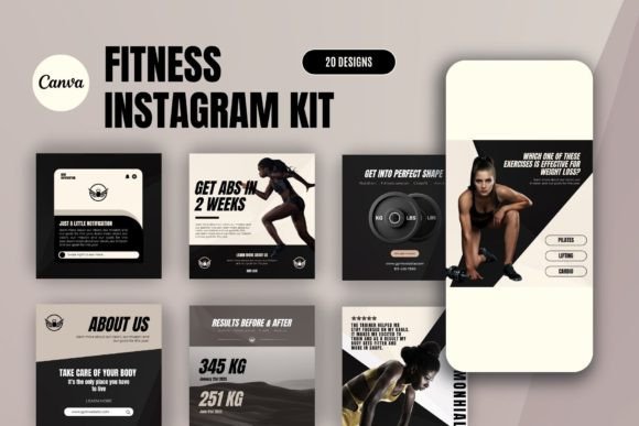 Download Fitness Instagram Templates - Instagram templates Collection