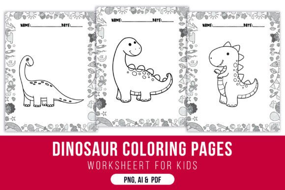 Download Dinosaur Coloring Pages – Fun Printable - Premium Resources