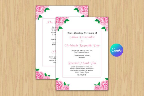 Download Wedding Fan Program Template - Wedding fan Collection